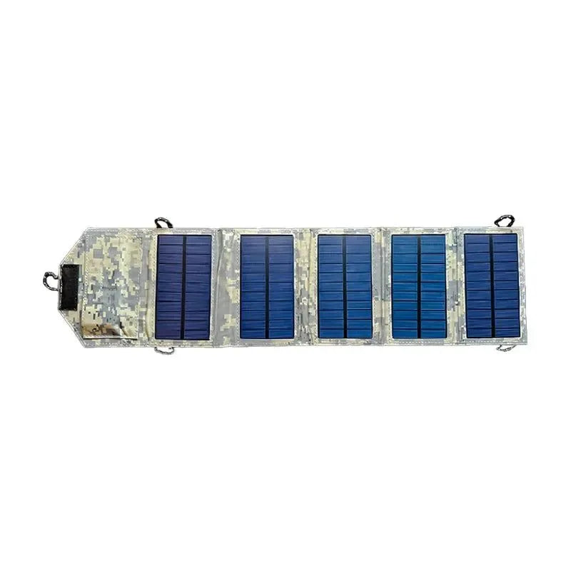 30W Folding Solar Panel USB 5V Waterproof Solar Charger Portable Mobile Solar Power Bank for Outdoor Camping Hiking with Cable - Trekker Essentials