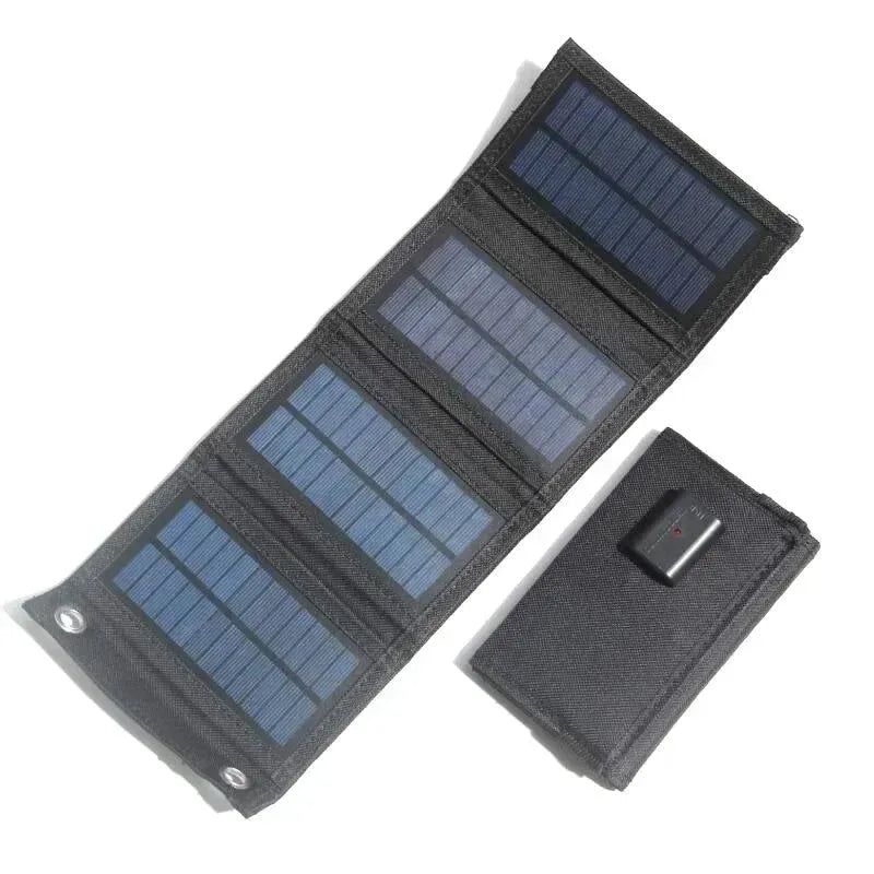 30W/50W/70W/80W Solar Panel USB 5V Foldable Solar Charger Waterproof Solar Cell Portable Outdoor Mobile Power for Camping Hiking - Trekker Essentials