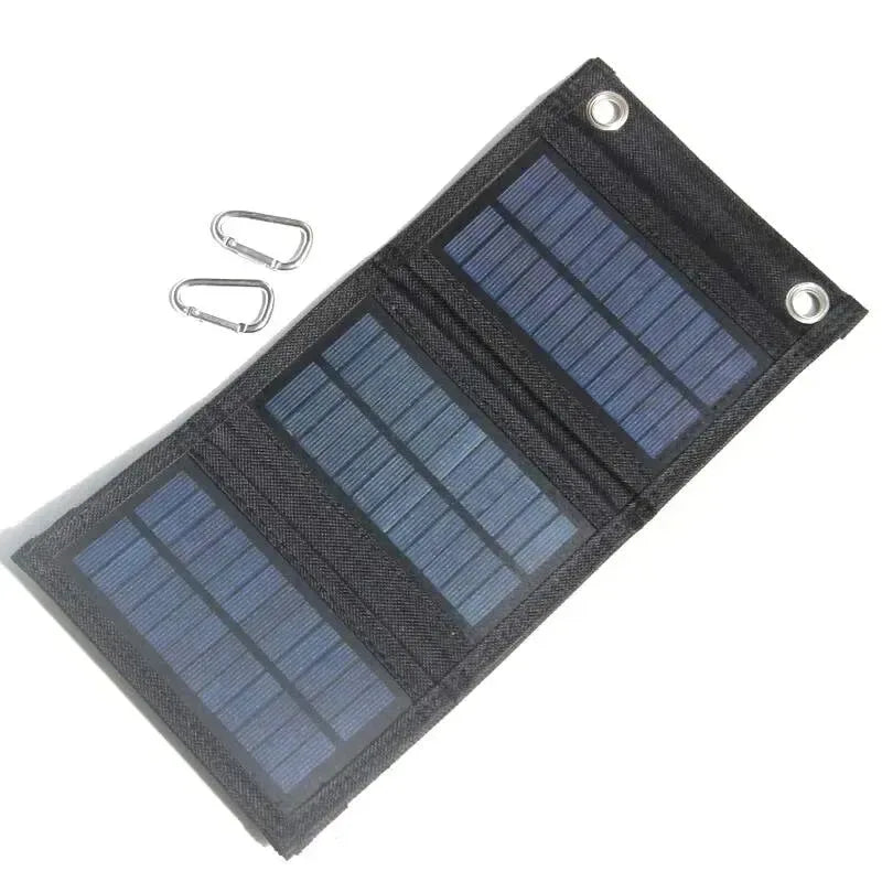 30W/50W/70W/80W Solar Panel USB 5V Foldable Solar Charger Waterproof Solar Cell Portable Outdoor Mobile Power for Camping Hiking - Trekker Essentials