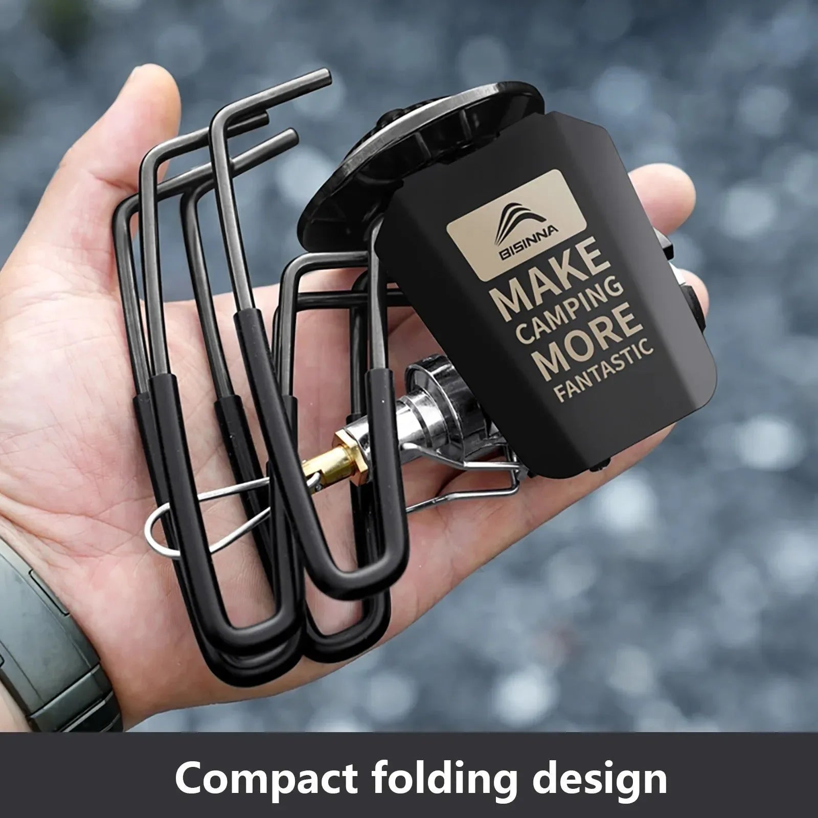 3300W Portable Folding Spider Camping Stove with Piezo Ignition - Trekker Essentials