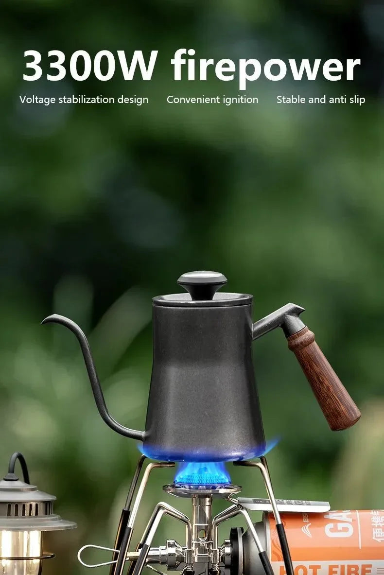 3300W Portable Folding Spider Camping Stove with Piezo Ignition - Trekker Essentials