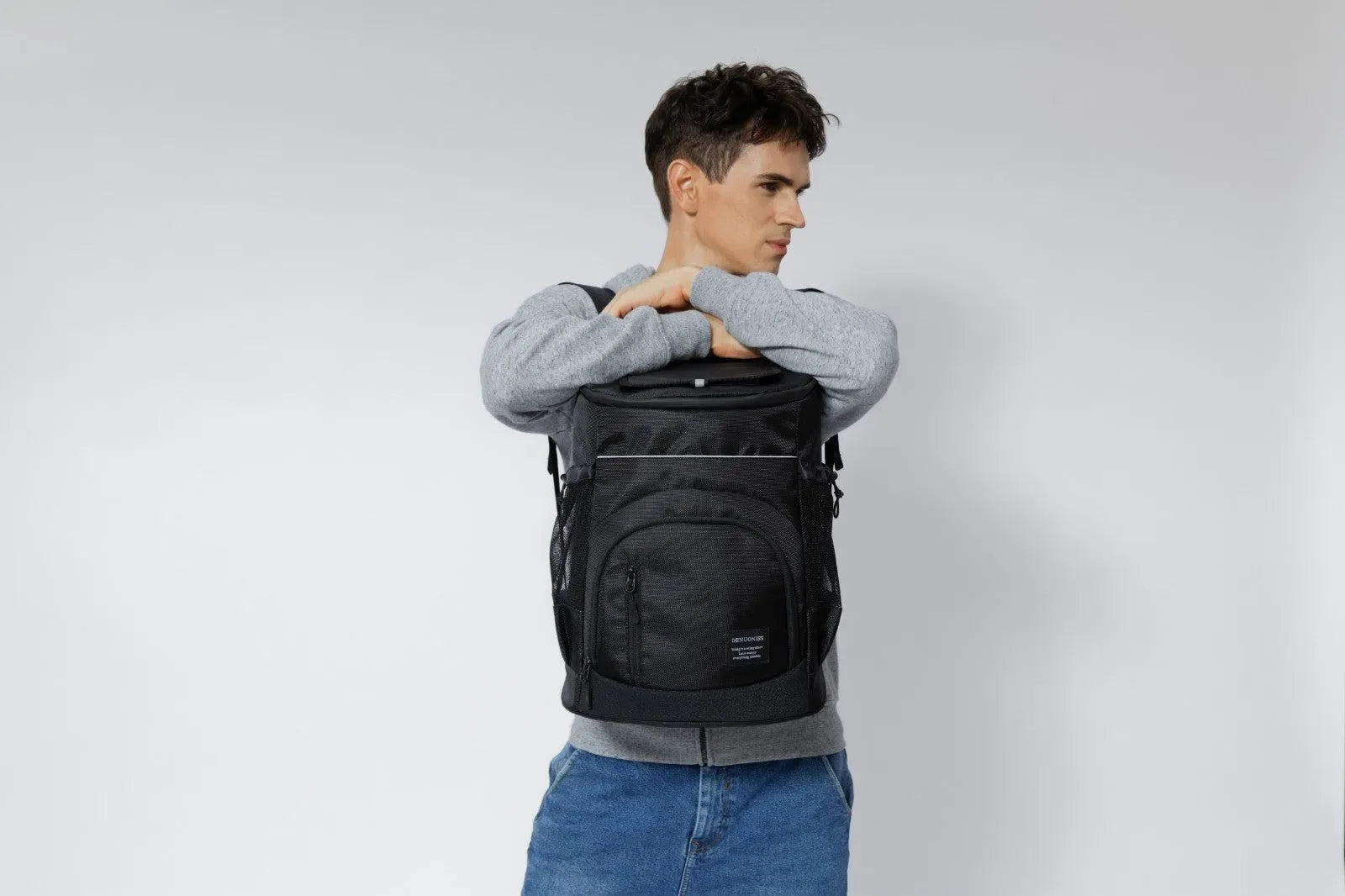 33L Soft Cooler Backpack – Insulated, Leak-Proof, 36 Cans Capacity – Thermal Food & Drink Storage for Travel, Beach, Beer - Trekker Essentials