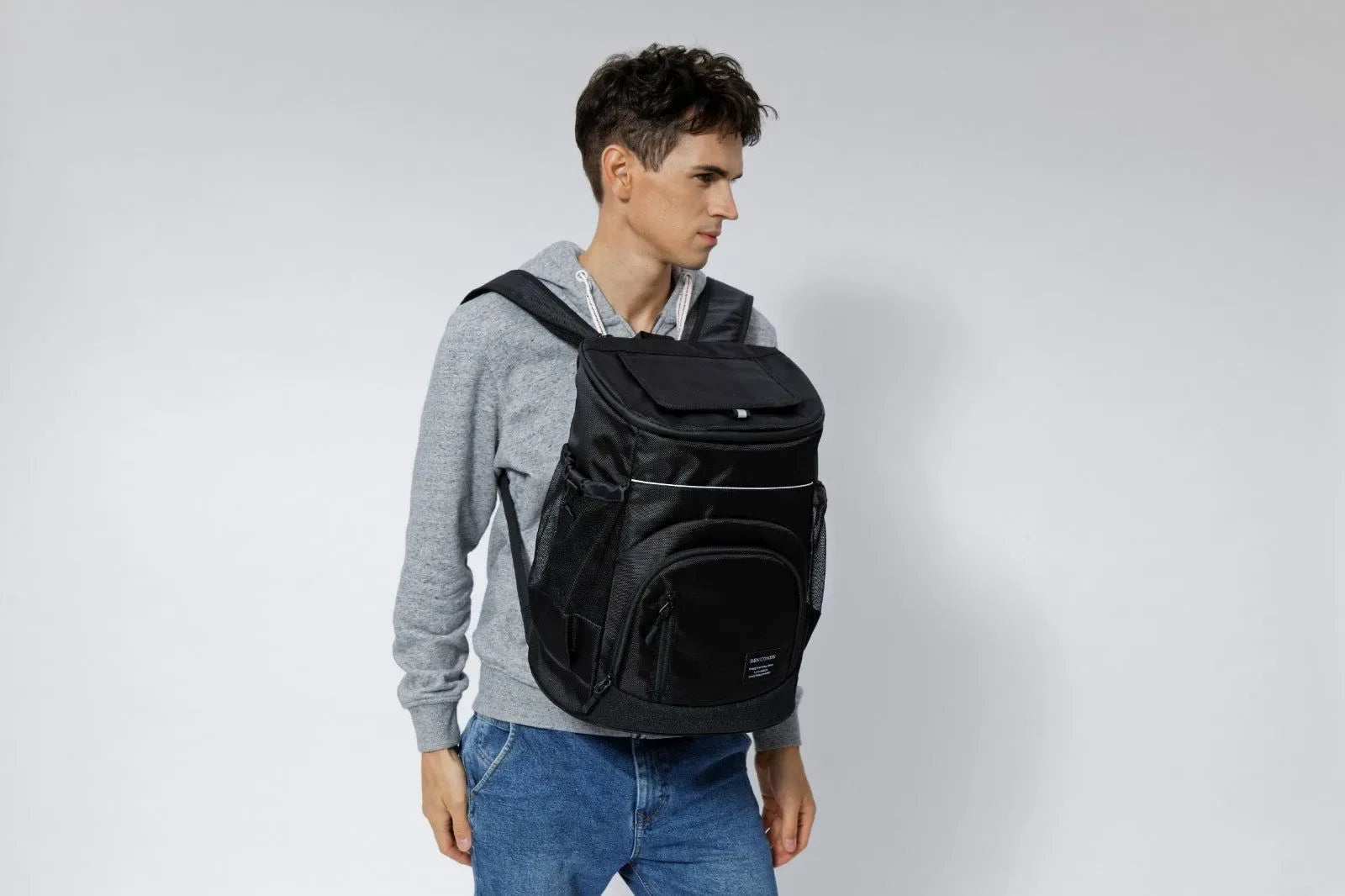 33L Soft Cooler Backpack – Insulated, Leak-Proof, 36 Cans Capacity – Thermal Food & Drink Storage for Travel, Beach, Beer - Trekker Essentials