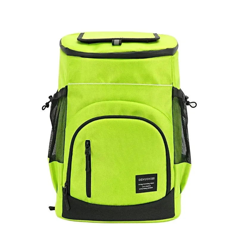 33L Soft Cooler Backpack – Insulated, Leak-Proof, 36 Cans Capacity – Thermal Food & Drink Storage for Travel, Beach, Beer - Trekker Essentials