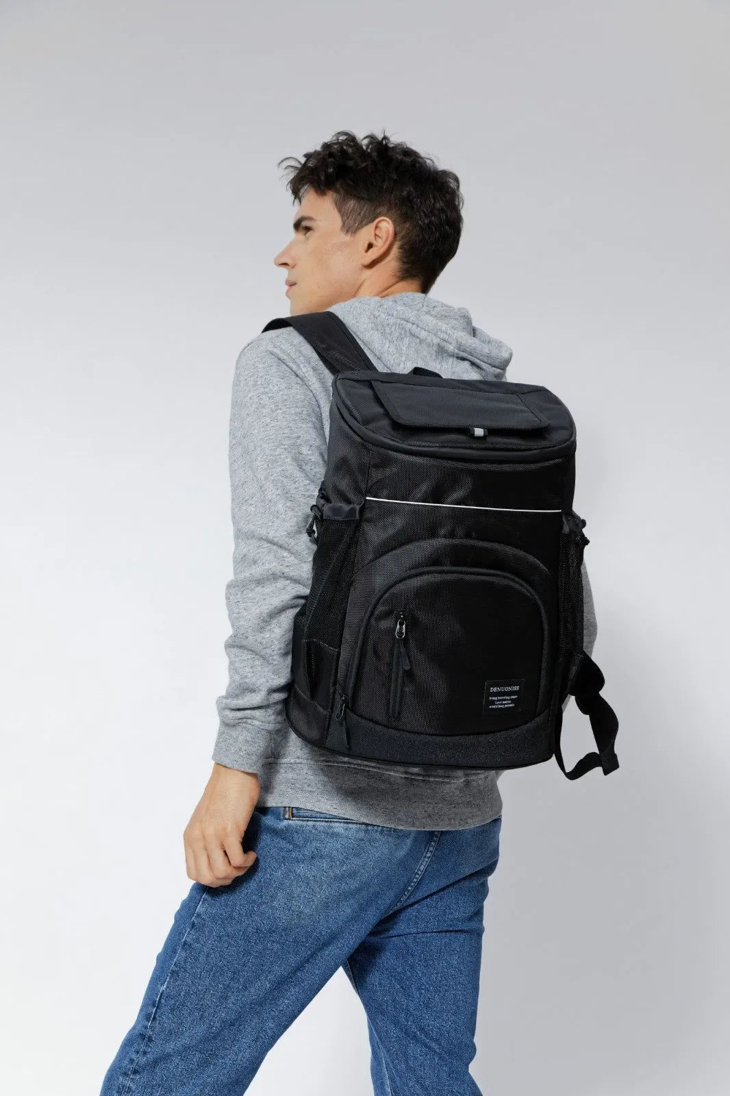 33L Soft Cooler Backpack – Insulated, Leak-Proof, 36 Cans Capacity – Thermal Food & Drink Storage for Travel, Beach, Beer - Trekker Essentials