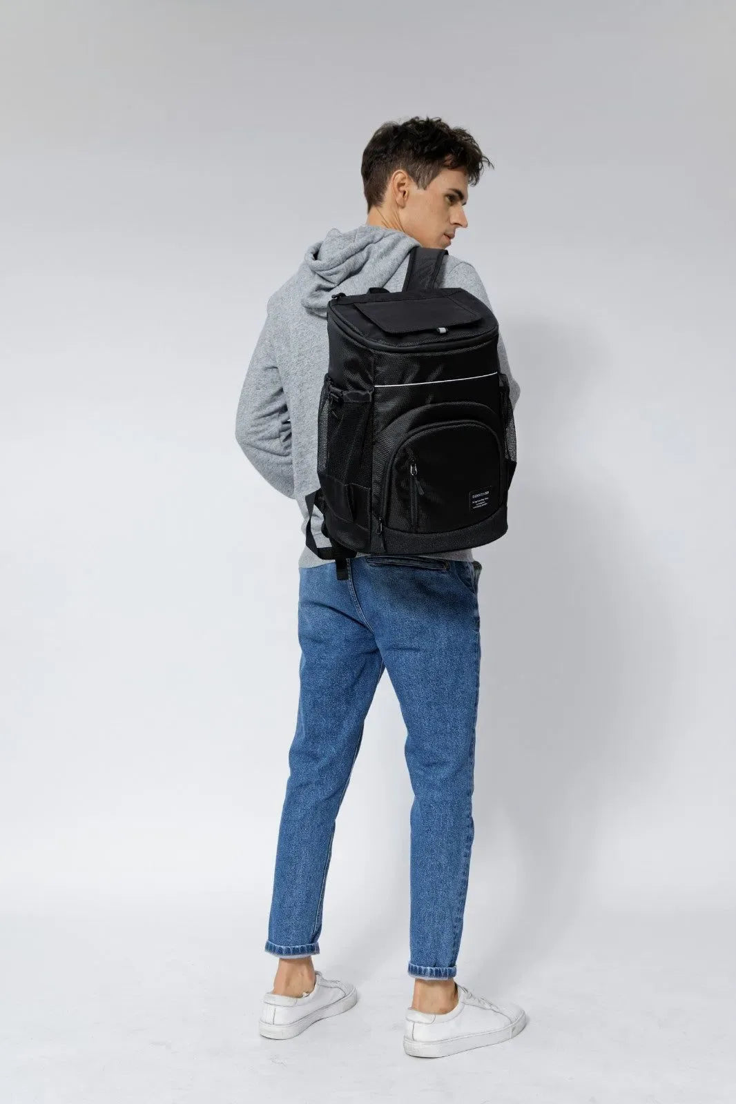 33L Soft Cooler Backpack – Insulated, Leak-Proof, 36 Cans Capacity – Thermal Food & Drink Storage for Travel, Beach, Beer - Trekker Essentials