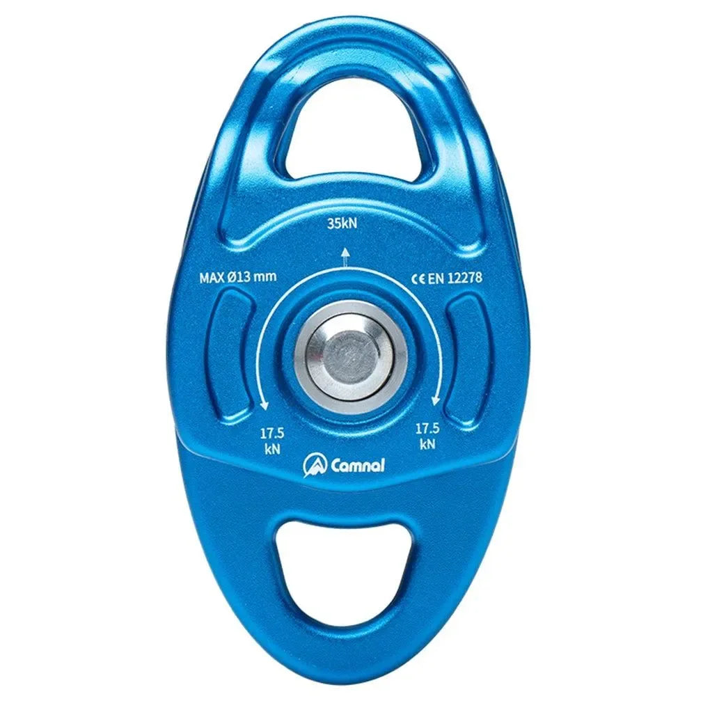 35KN Double Pulley – Professional Twin Sheave Climbing Pulley for Rigging & Hauling - Trekker Essentials