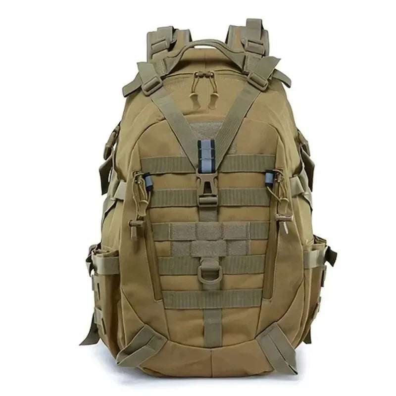 35L Tactical Backpack - Reflective Molle Travel Bag for Men & Women, Laptop, Outdoor, School, Camping, Hiking, Fishing - Trekker Essentials