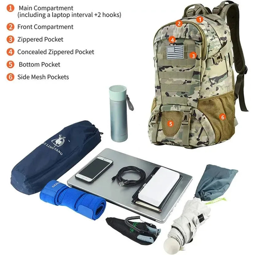 35L Waterproof Travel Backpack