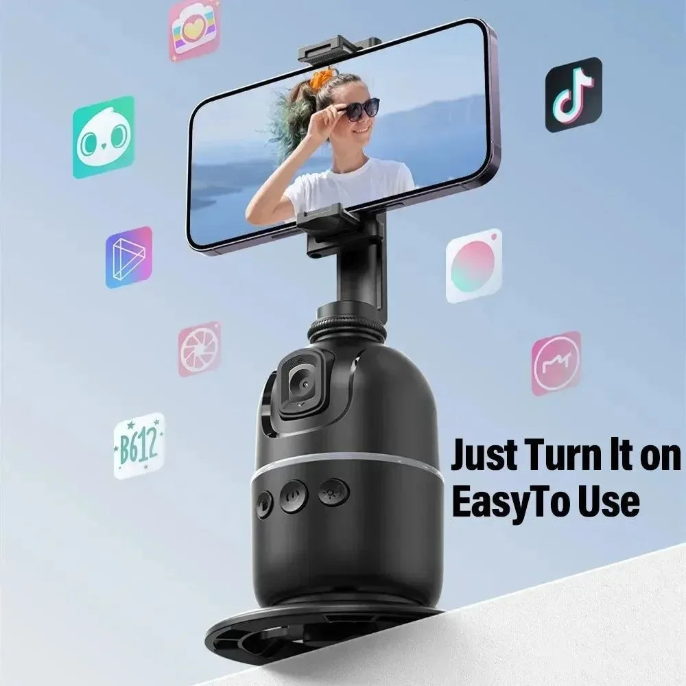 360° Auto Face Tracking Gimbal Tripod with Gesture Control & Remote - Trekker Essentials