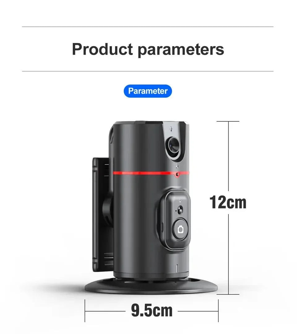 360° Rotating Phone Gimbal with 1.5M Selfie Stick & Face Tracking – Stabilizer for TikTok, Vlogging & Live Streaming - Trekker Essentials