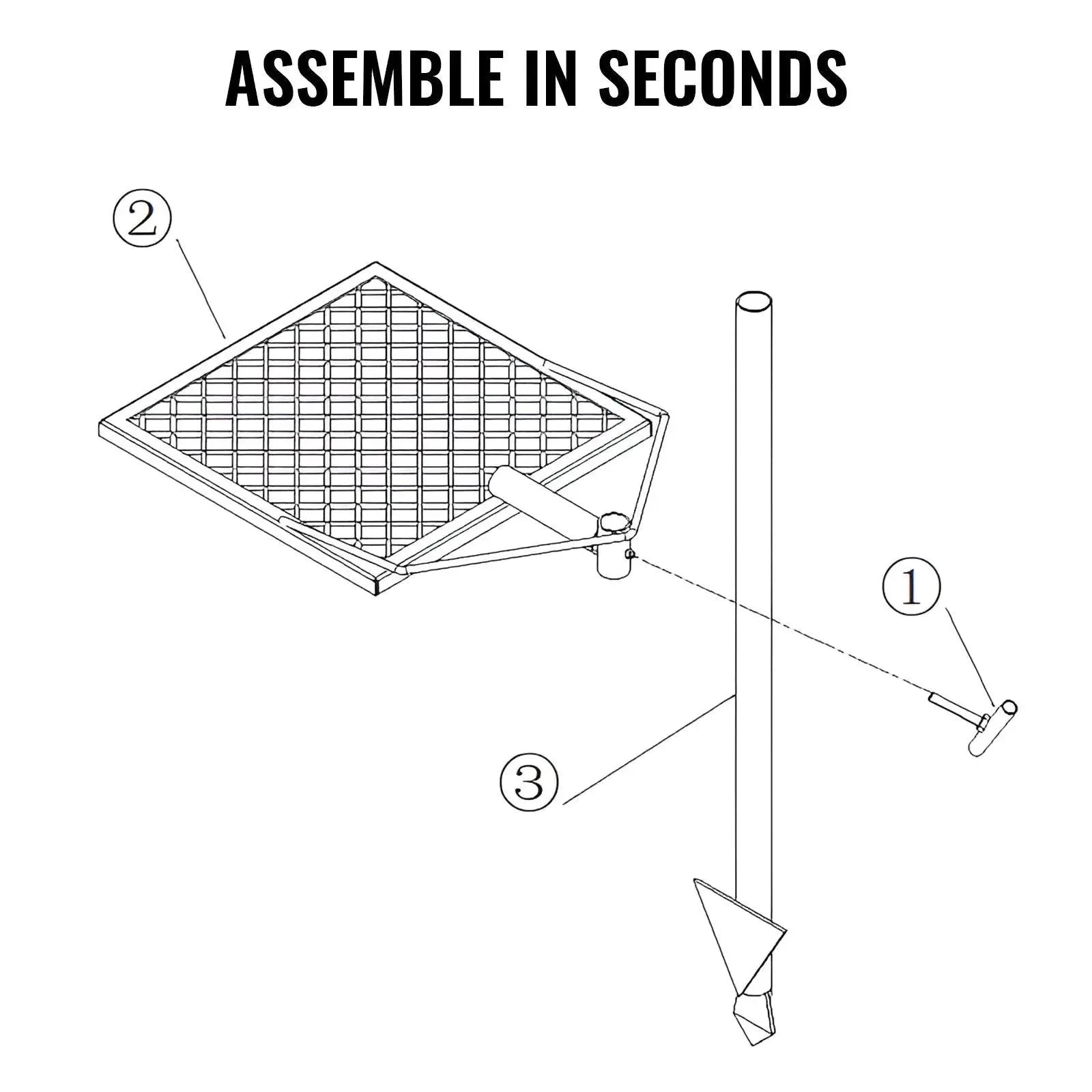 360° Swivel Campfire Grill – Heavy Duty Adjustable Cooking Grate for Open Fire - Trekker Essentials