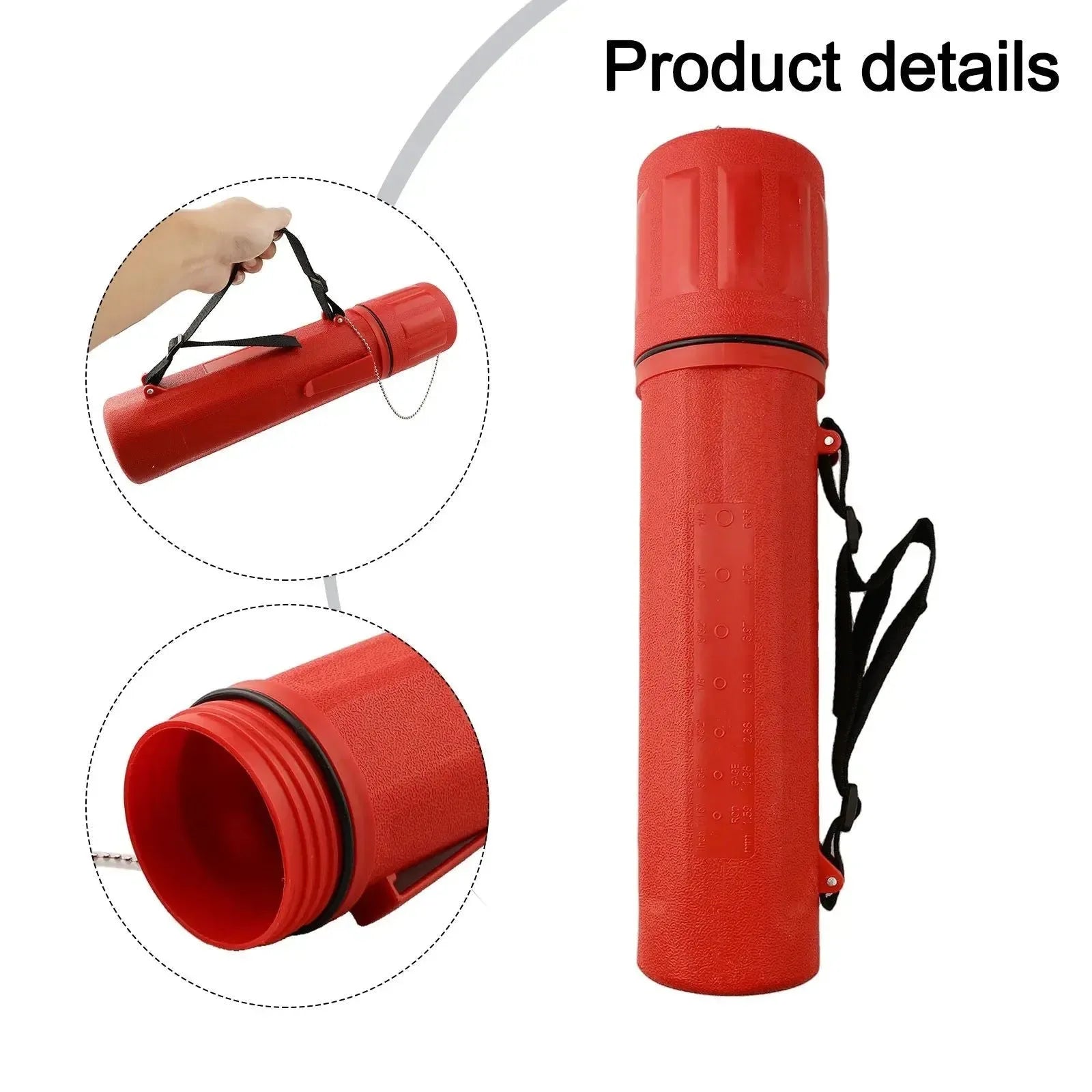 360mm Welding Rod Storage Tube with Moisture-Proof Seal & Carrying Handle - Trekker Essentials