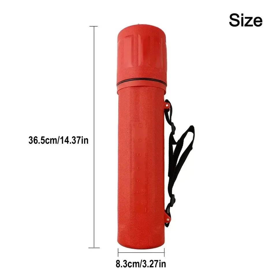 360mm Welding Rod Storage Tube with Moisture-Proof Seal & Carrying Handle - Trekker Essentials