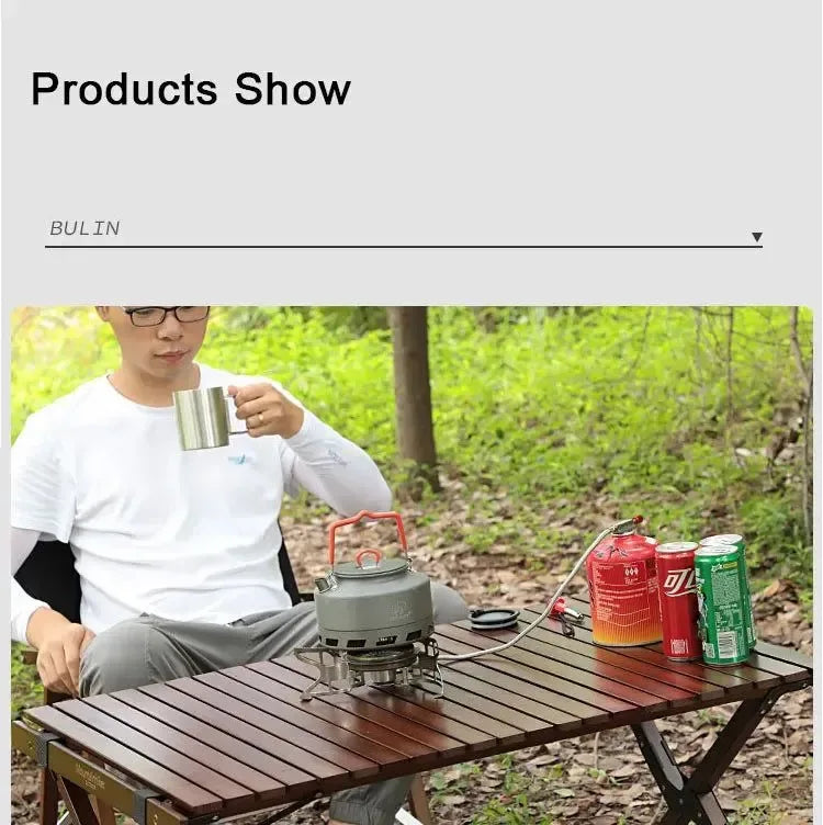 3800W Windproof Portable Gas Stove for Camping & High-Altitude Cooking - Trekker Essentials