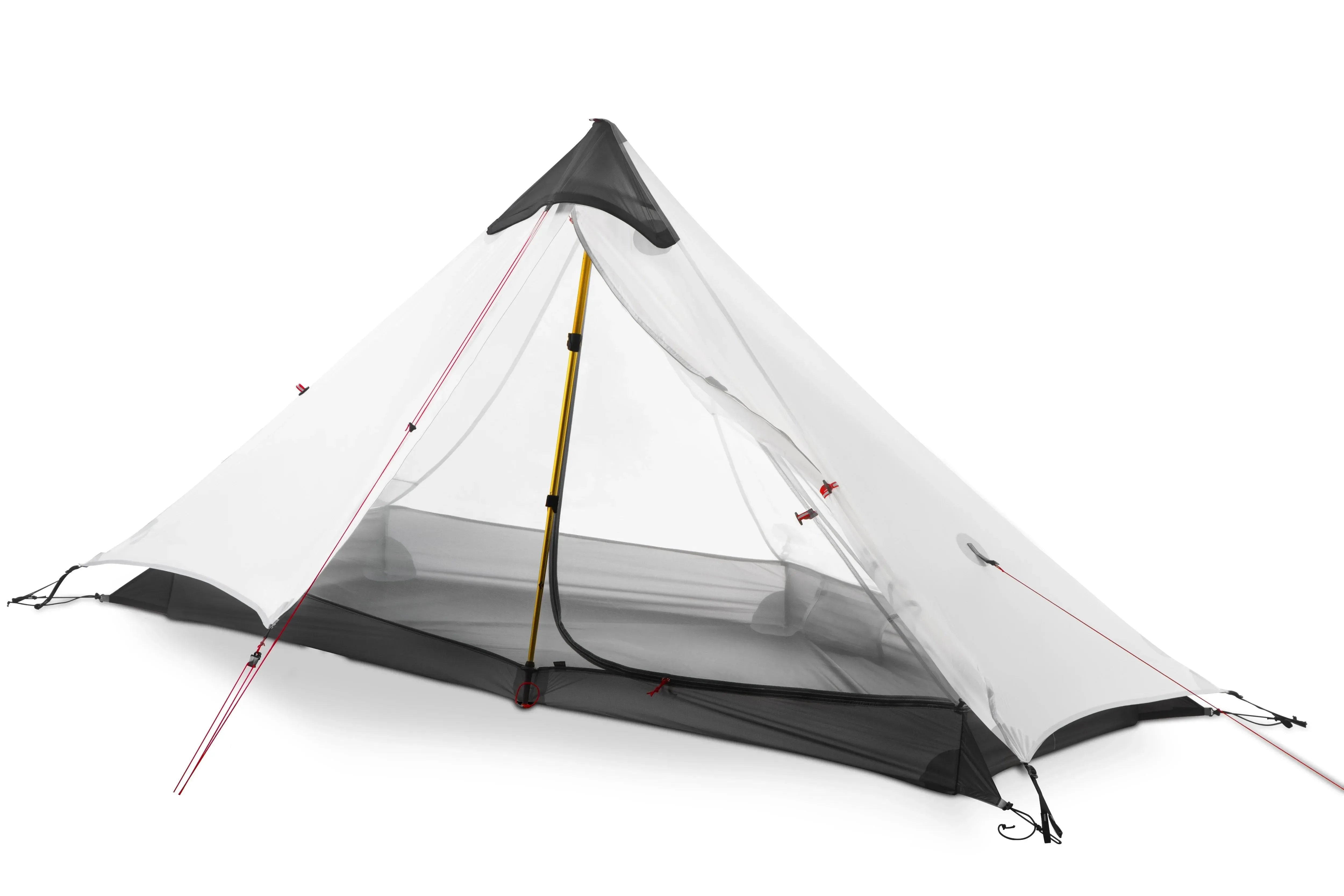 3F UL GEAR Lanshan 1 Single Person 3 Season Rodless Tent: Ultralight Camping Shelter - Trekker Essentials