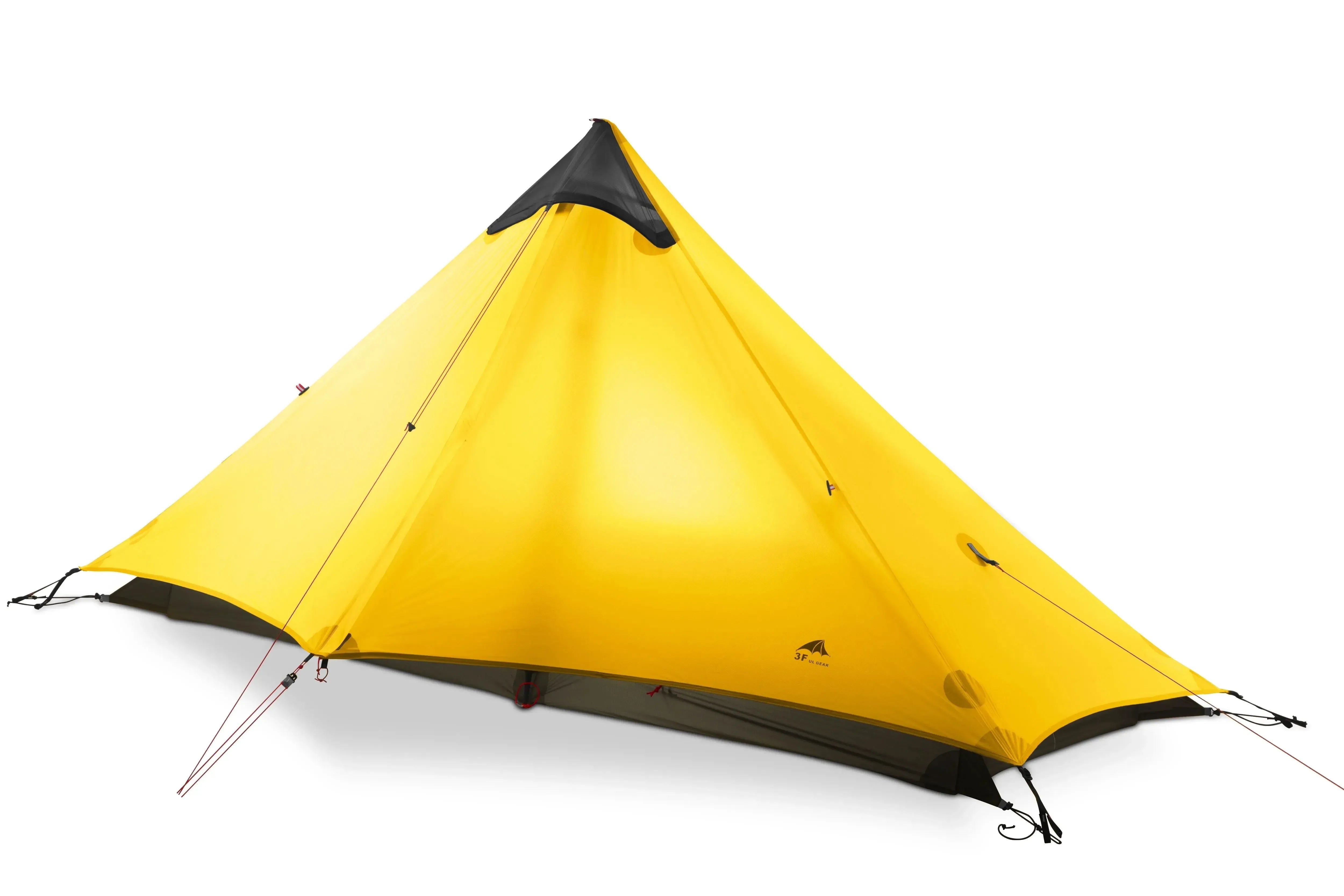 3F UL GEAR Lanshan 1 Single Person 3 Season Rodless Tent: Ultralight Camping Shelter - Trekker Essentials