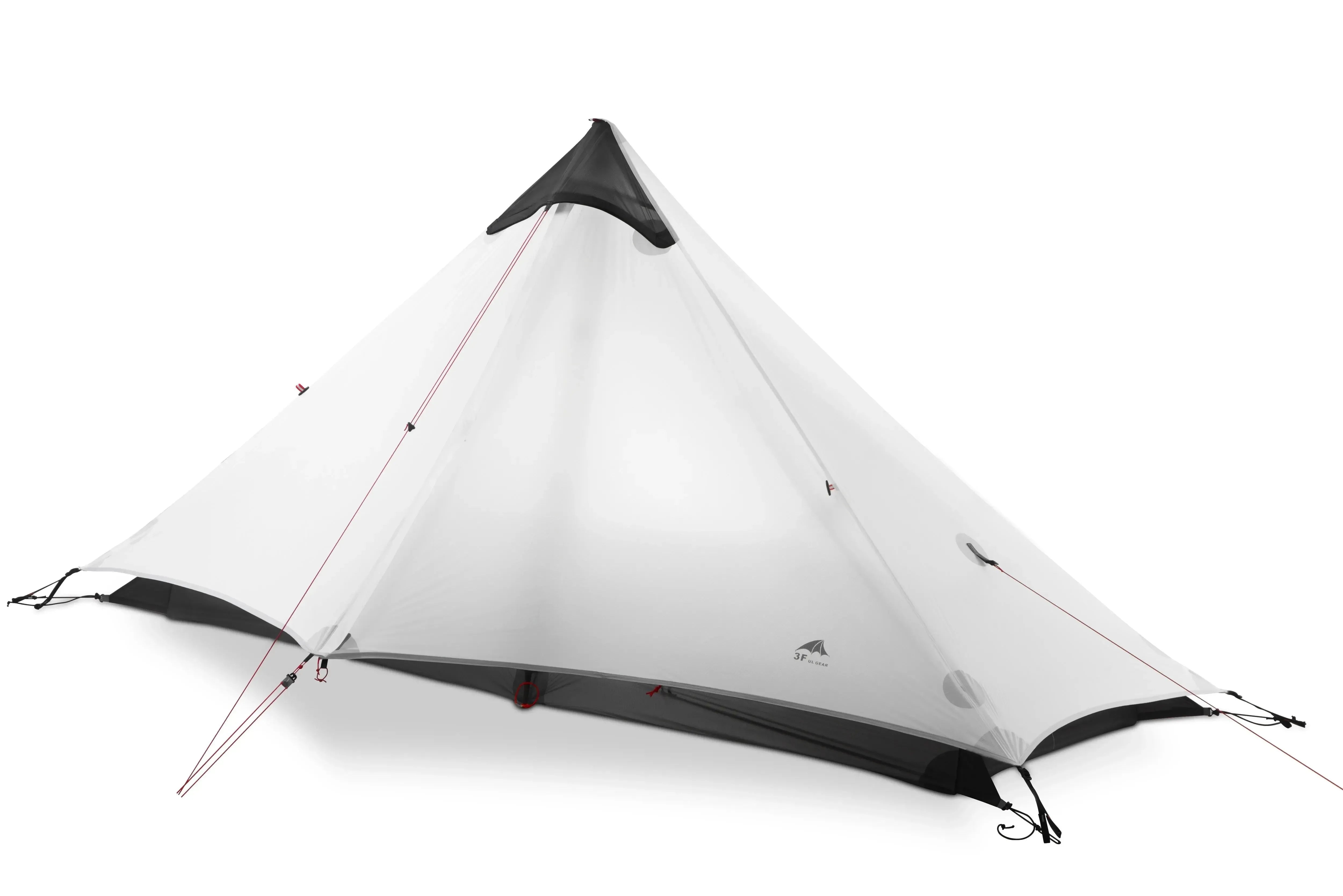 3F UL GEAR Lanshan 1 Single Person 3 Season Rodless Tent: Ultralight Camping Shelter - Trekker Essentials