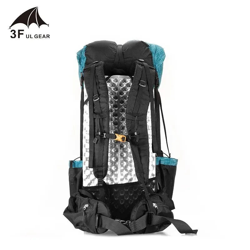 3F UL GEAR Water-resistant Hiking Backpack - Lightweight Camping Pack for Travel, Mountaineering, and Trekking - 40+16L - Trekker Essentials