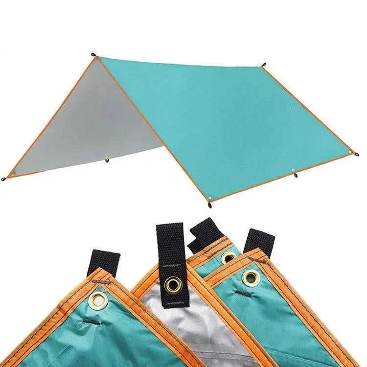 3x4m Car Side Awning: Waterproof Canopy Shade and Sun Shelter with Pole, Rope, Peg, and Suction Cup Anchor - Trekker Essentials