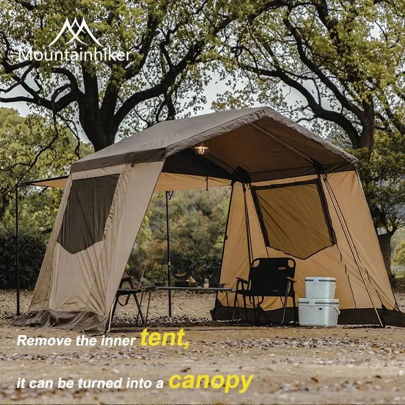 4-6 Person Luxury Outdoor Camping Eaves Tent: Ultralight, Waterproof, and Thickened for Hiking and Picnic - Trekker Essentials