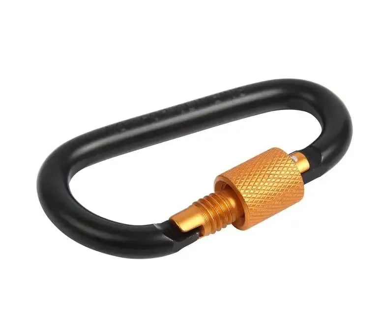 4-Piece Carabiner Travel Kit - Aluminum Alloy Camping and Mountaineering Hooks for Outdoor Survival - Trekker Essentials