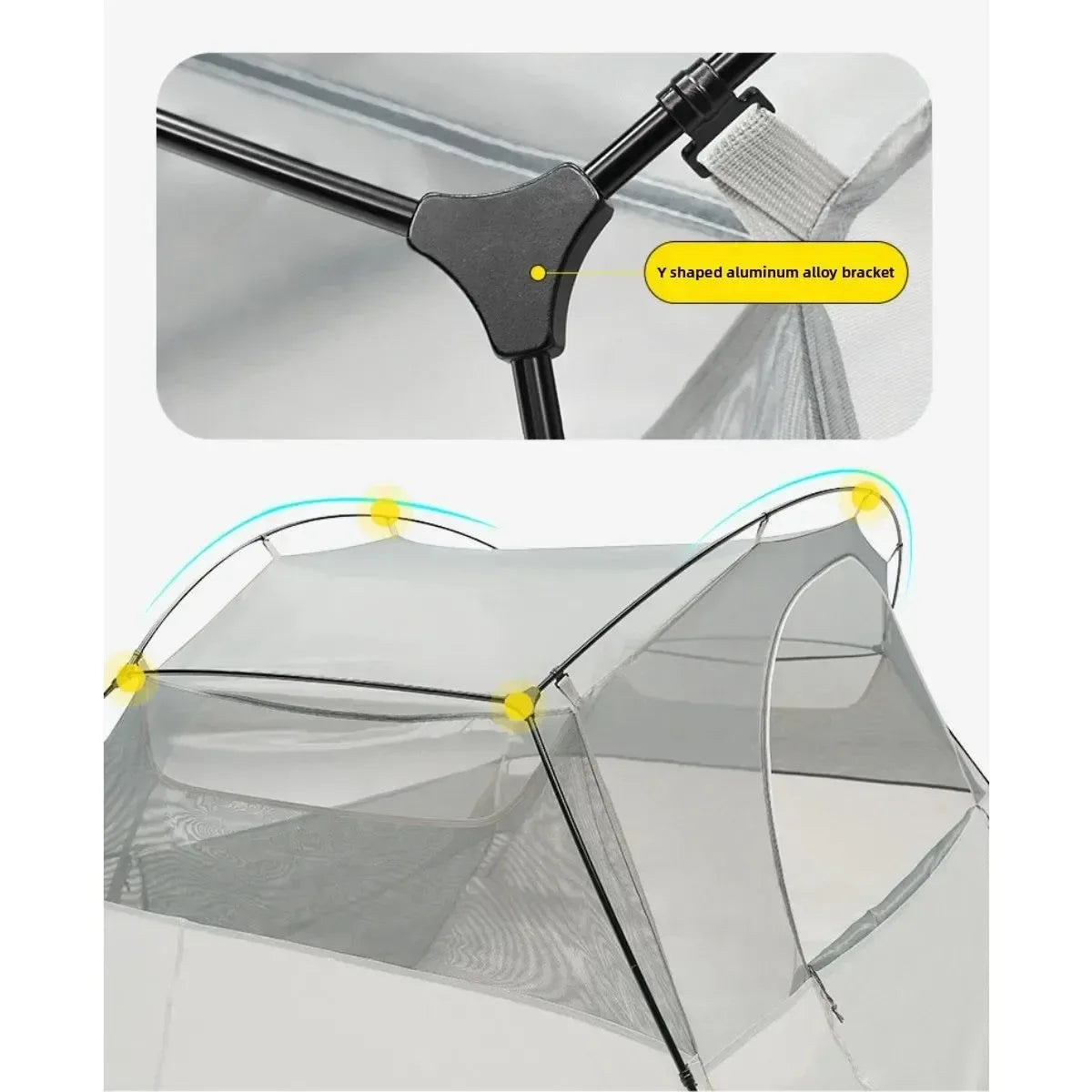 4-Season Waterproof Camping Tent – Double-Layer Rainproof Hiking Tent for Mountaineering & Outdoor Adventures - Trekker Essentials