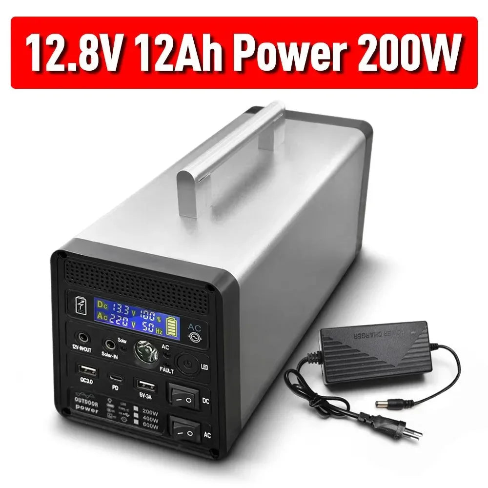 400W 96000mAh Portable Solar Generator – Power Station for Home & Outdoor (220V) - Trekker Essentials