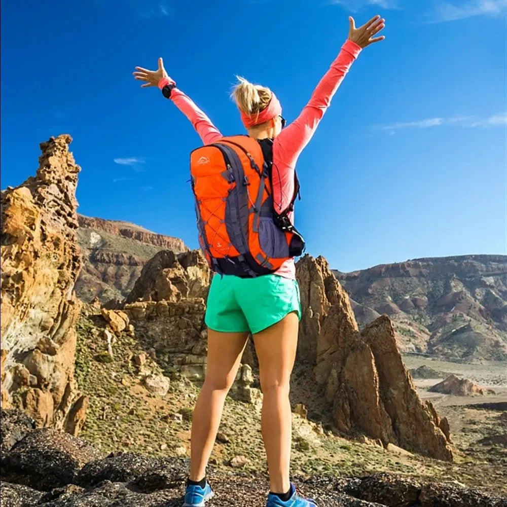40L Hiking Storage Backpack - Sturdy Travel Backpack for Mountaineering, Hiking, and Camping - Trekker Essentials