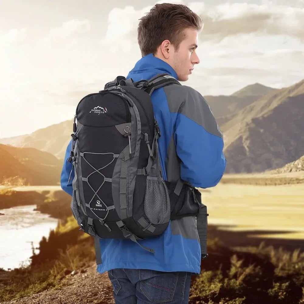 40L Hiking Storage Backpack - Sturdy Travel Backpack for Mountaineering, Hiking, and Camping - Trekker Essentials