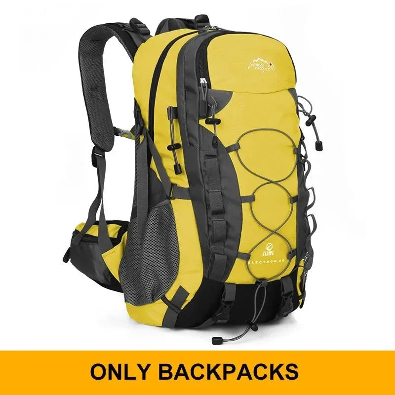 40L Hiking Storage Backpack - Sturdy Travel Backpack for Mountaineering, Hiking, and Camping - Trekker Essentials