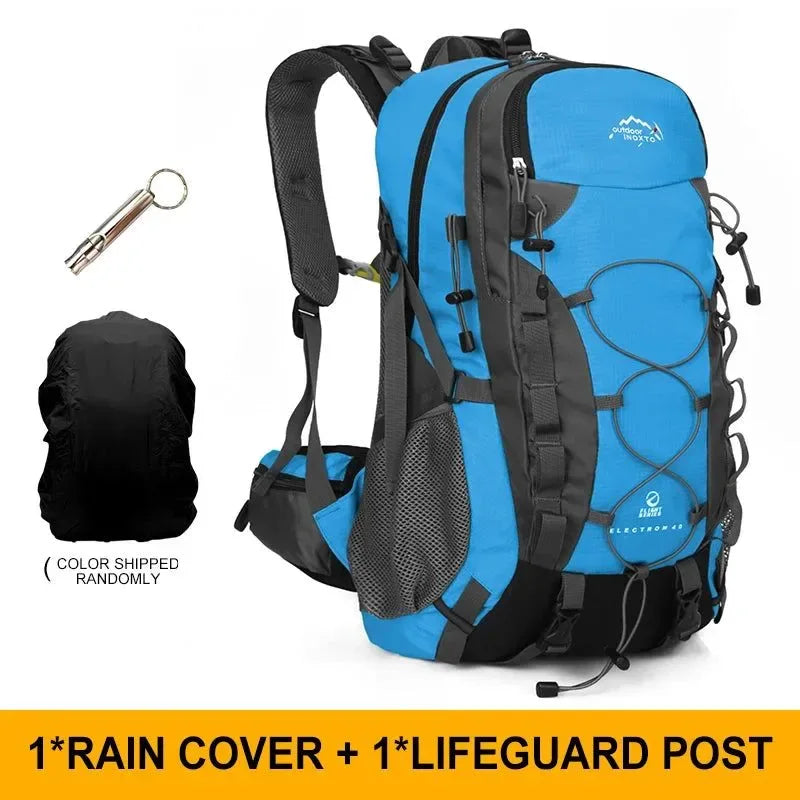 40L Hiking Storage Backpack - Sturdy Travel Backpack for Mountaineering, Hiking, and Camping - Trekker Essentials