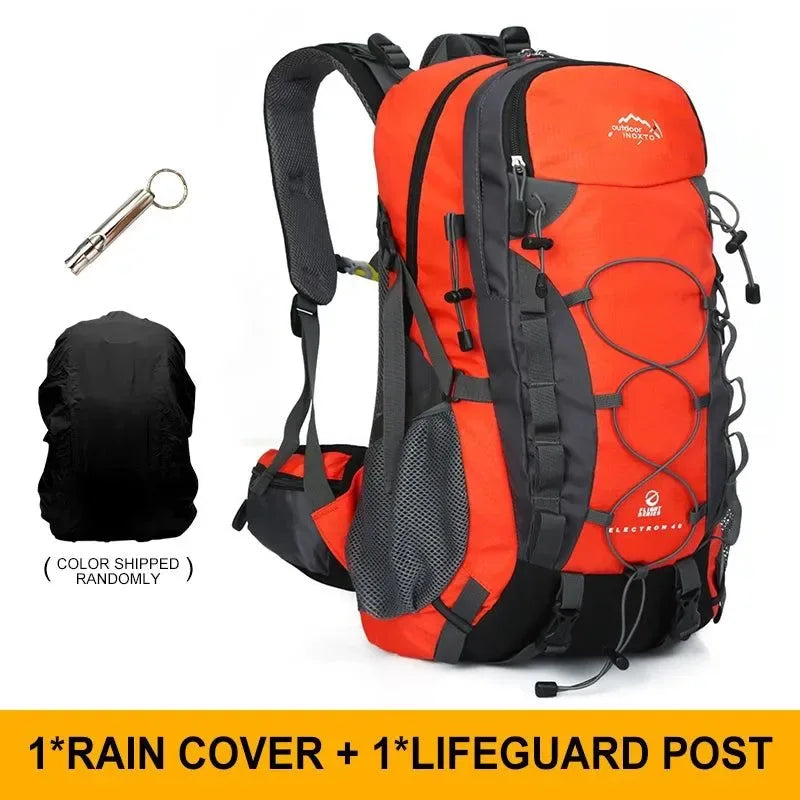 40L Hiking Storage Backpack - Sturdy Travel Backpack for Mountaineering, Hiking, and Camping - Trekker Essentials
