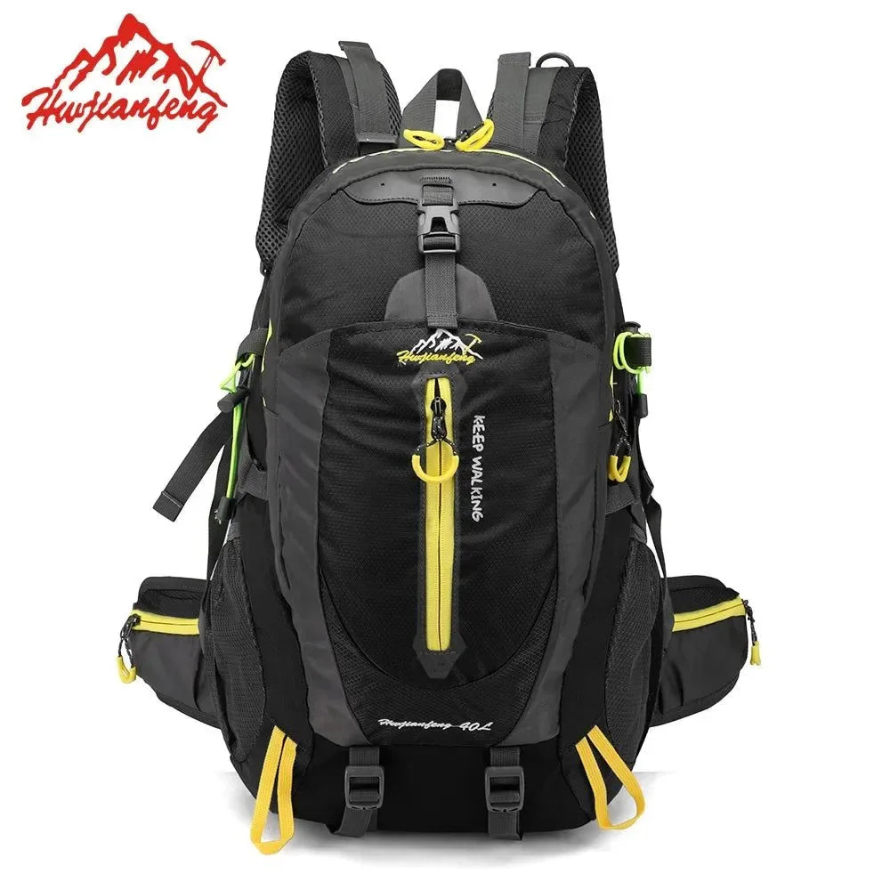 40L Waterproof Climbing Backpack: Outdoor Sports Rucksack for Hiking, – Trekker Essentials