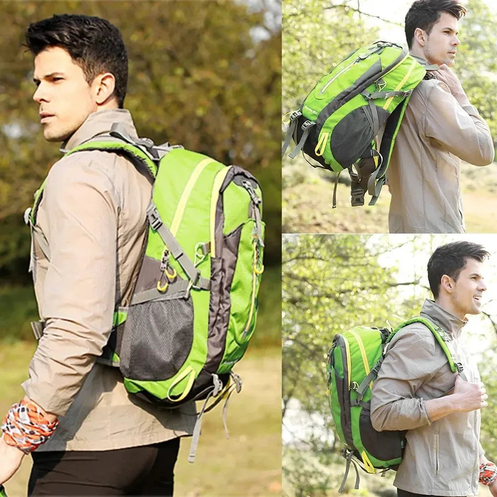 40L Waterproof Climbing Backpack: Outdoor Sports Rucksack for Hiking, Camping, and Travel - Trekker Essentials