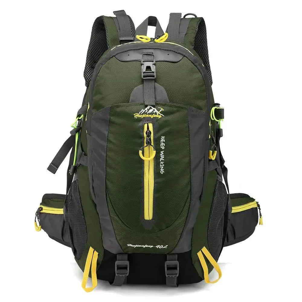 40L Waterproof Climbing Backpack: Outdoor Sports Rucksack for Hiking, Camping, and Travel - Trekker Essentials