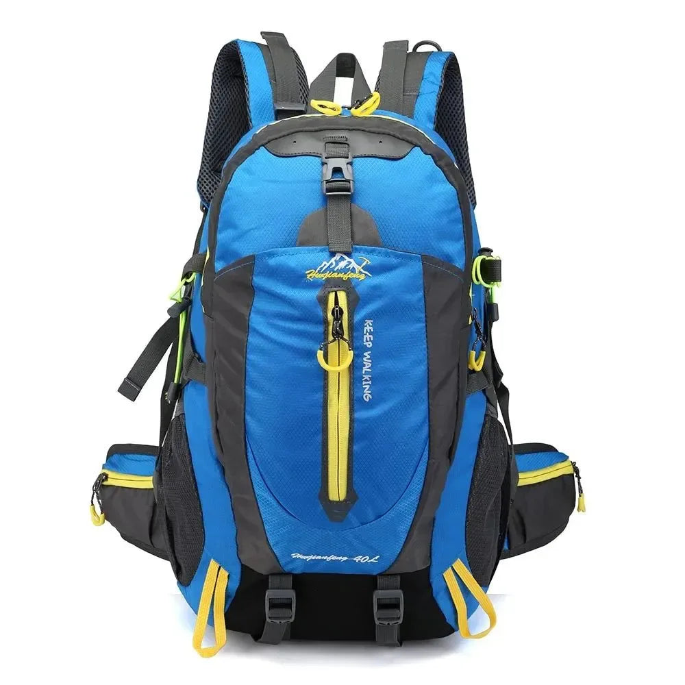 40L Waterproof Climbing Backpack: Outdoor Sports Rucksack for Hiking, Camping, and Travel - Trekker Essentials