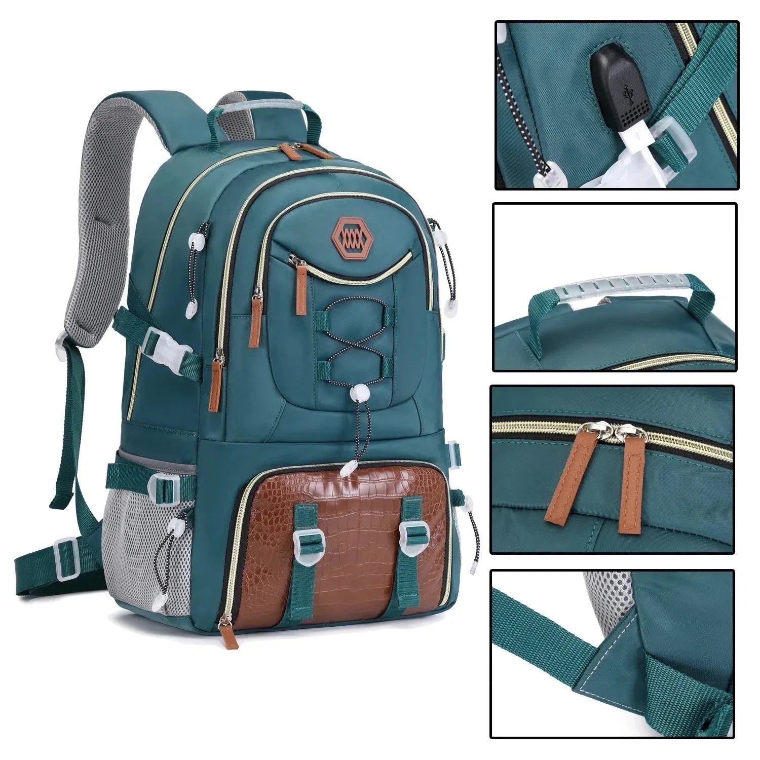 40L Waterproof Hiking Backpack - Outdoor Camping Travel Bag for Men and Women - Trekker Essentials