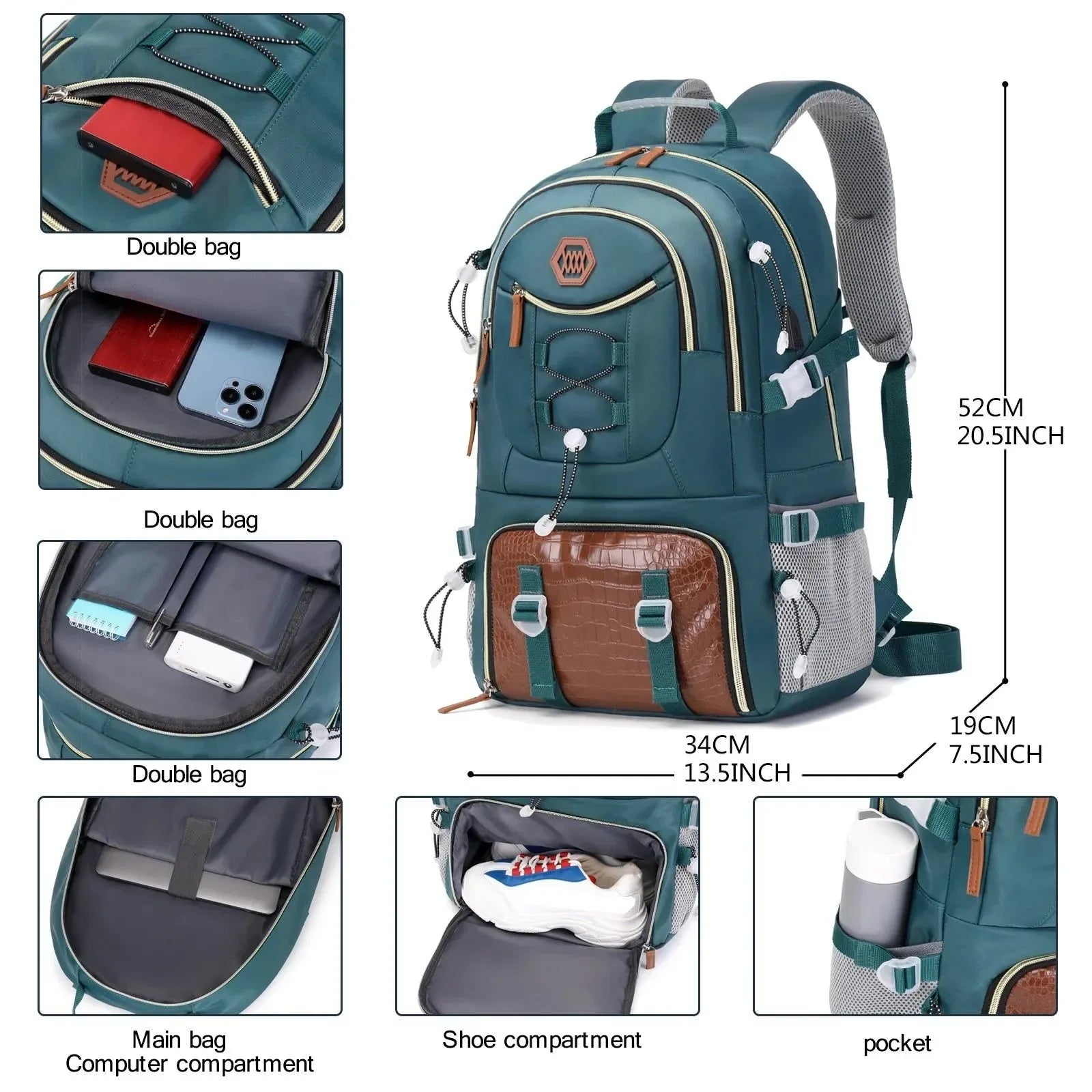 40L Waterproof Hiking Backpack - Outdoor Camping Travel Bag for Men and Women - Trekker Essentials