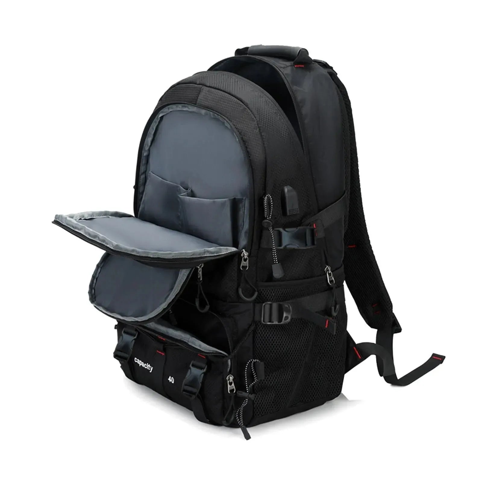 40L Waterproof Lightweight Travel Backpack for Outdoor Hiking and Camping - Trekker Essentials