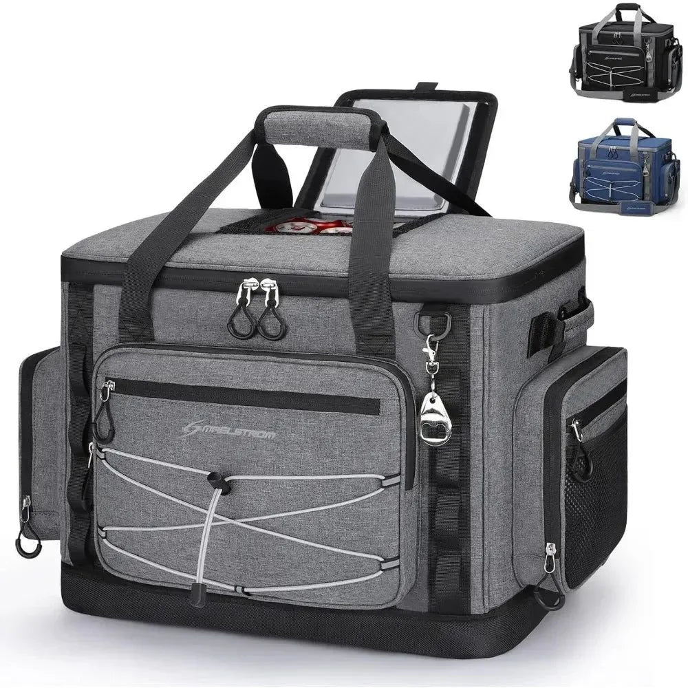 45L Soft Sided Insulated Leakproof Cooler Bag - Ideal for Camping and Beach Use - Trekker Essentials