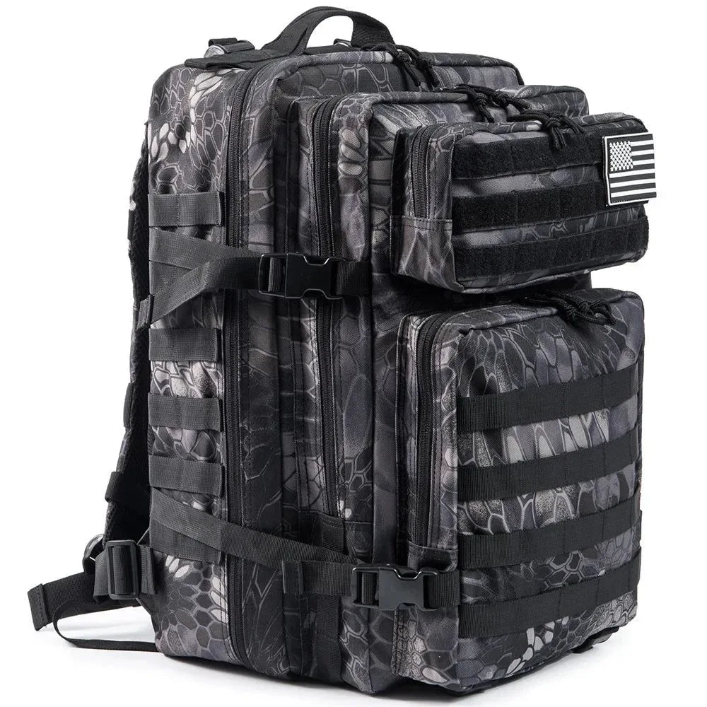 45L Tactical Backpack: Versatile Survival Gear for Hunting, Camping, Hiking, and Gym - Trekker Essentials