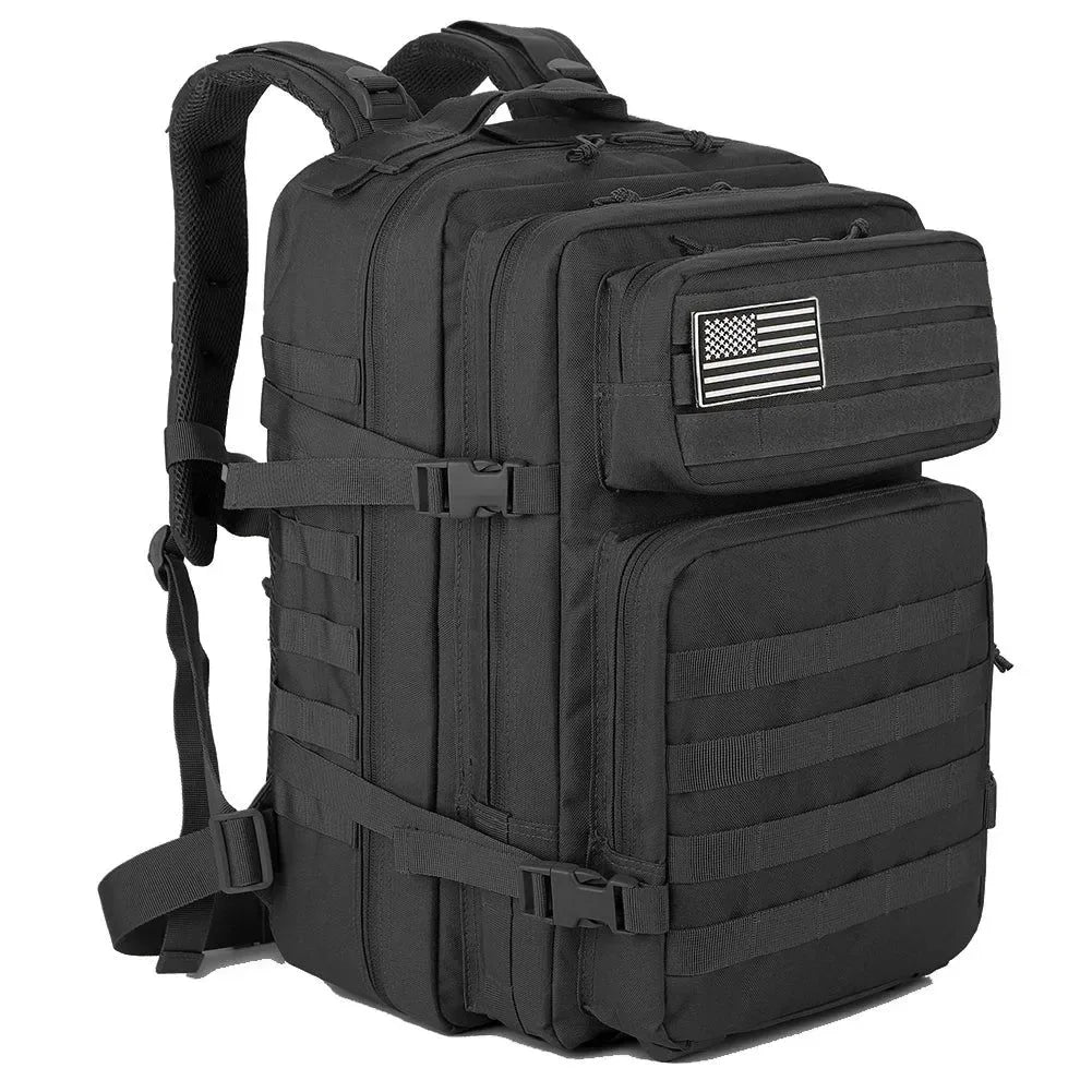 45L Tactical Backpack: Versatile Survival Gear for Hunting, Camping, Hiking, and Gym - Trekker Essentials