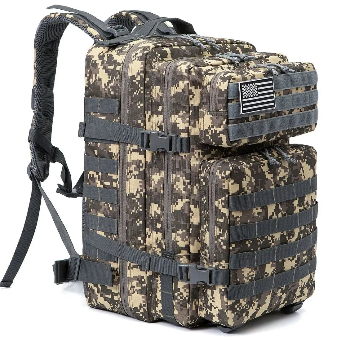 45L Tactical Backpack: Versatile Survival Gear for Hunting, Camping, Hiking, and Gym - Trekker Essentials