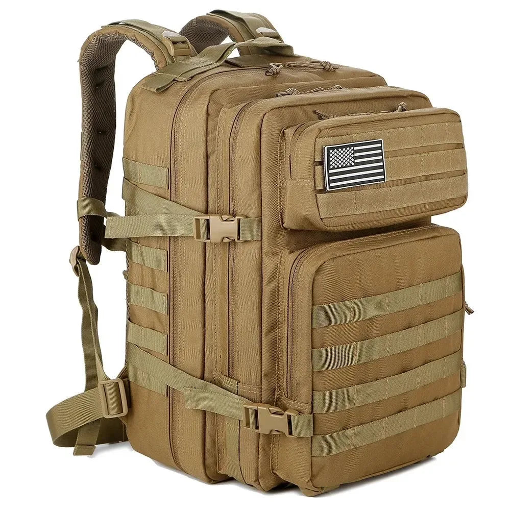 45L Tactical Backpack: Versatile Survival Gear for Hunting, Camping, Hiking, and Gym - Trekker Essentials