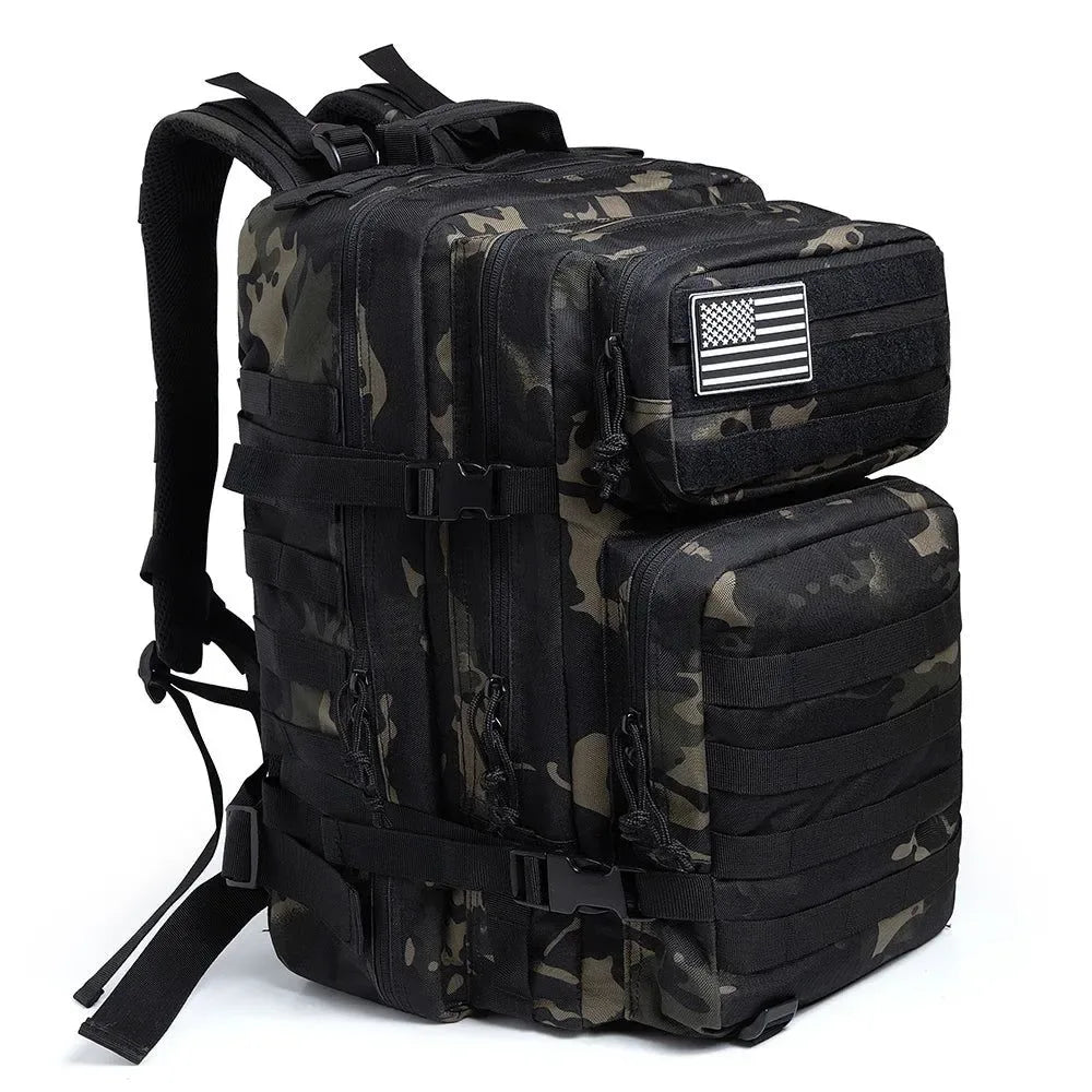 45L Tactical Backpack: Versatile Survival Gear for Hunting, Camping, Hiking, and Gym - Trekker Essentials