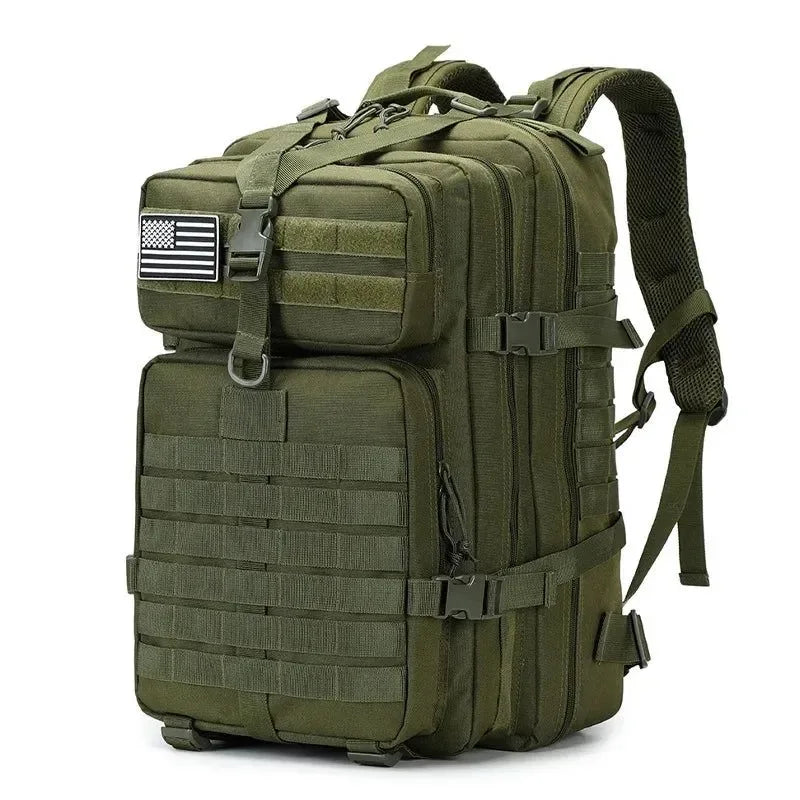 48L/25L Tactical Military Backpack - Waterproof Large Capacity Travel, Camping, Trekking, Fishing, and Hunting Rucksack for Men - Trekker Essentials