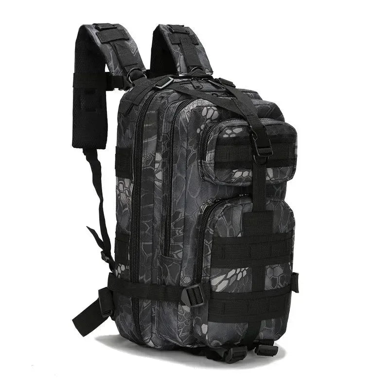 48L/25L Tactical Military Backpack - Waterproof Large Capacity Travel, Camping, Trekking, Fishing, and Hunting Rucksack for Men - Trekker Essentials