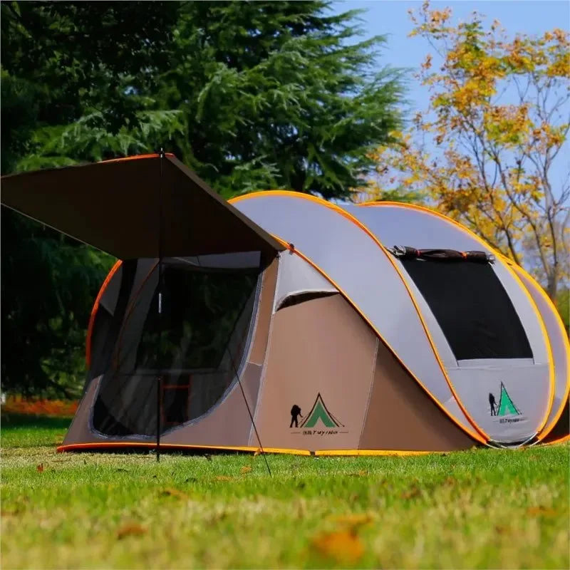 5-8 Person Automatic Speed-Opening Beach Camping Tent - Trekker Essentials