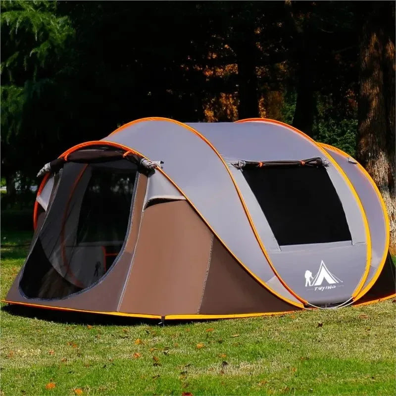5-8 Person Automatic Speed-Opening Beach Camping Tent - Trekker Essentials